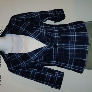 New Wet Seal Plaid Blazer Jacket
